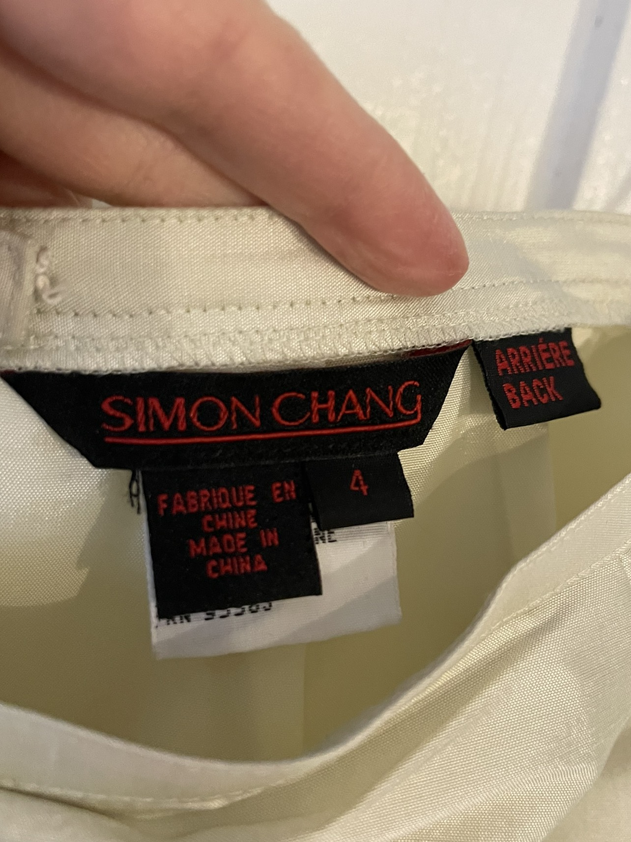 Simon Chang 100% Silk midi skirt image indicator(2)