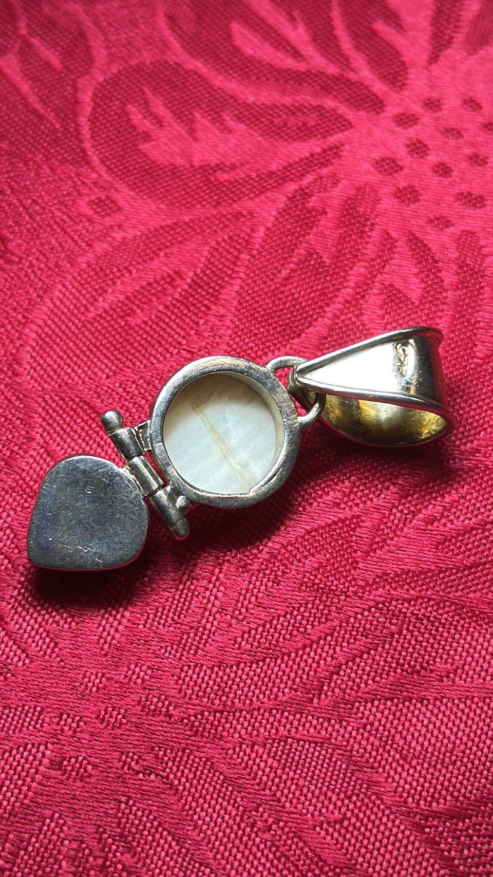 Big 925 Sterling Silver Labradorite & Pearl Pendant image indicator(2)