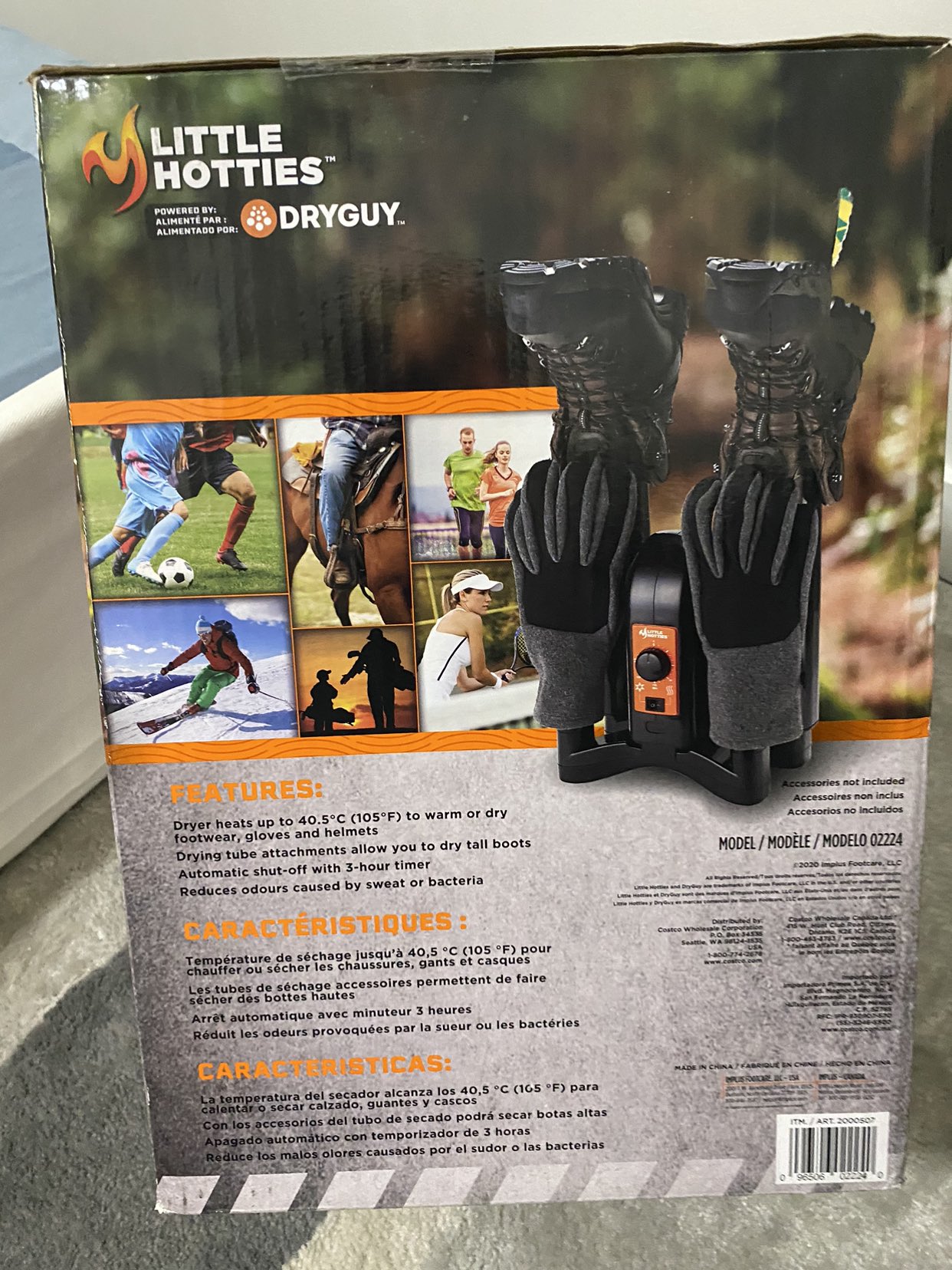 BRAND NEW shoe, helmet, sock, mitt, glove dryer image indicator(2)