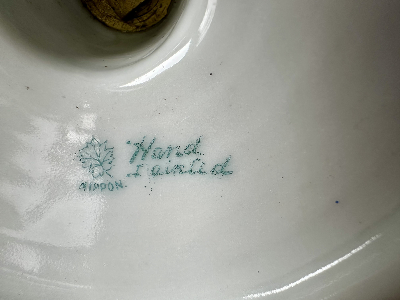 Exquisite Antique Nippon Hand Painted & Golden Handled Urn image indicator(8)