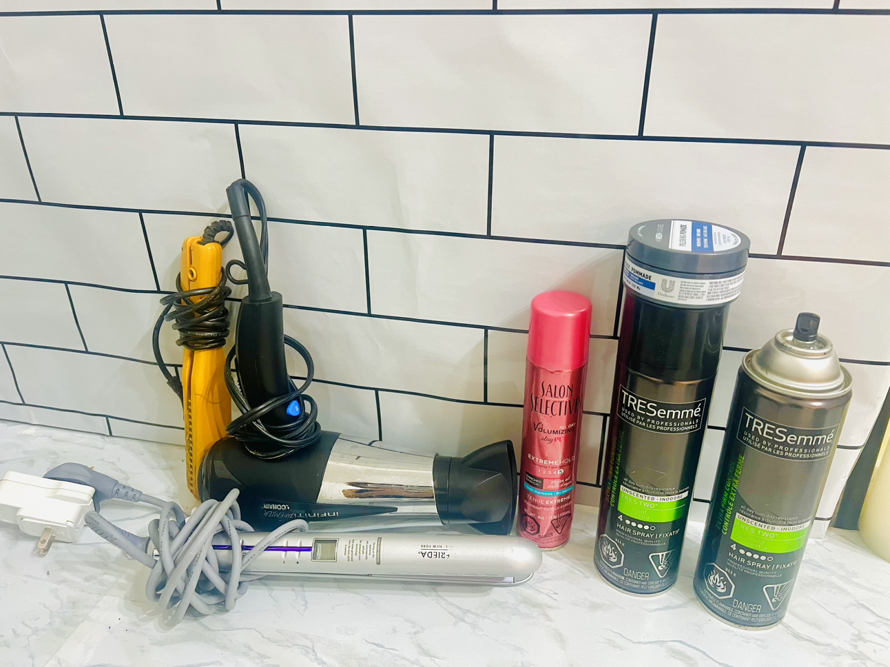 Hair styling tool set image indicator(2)