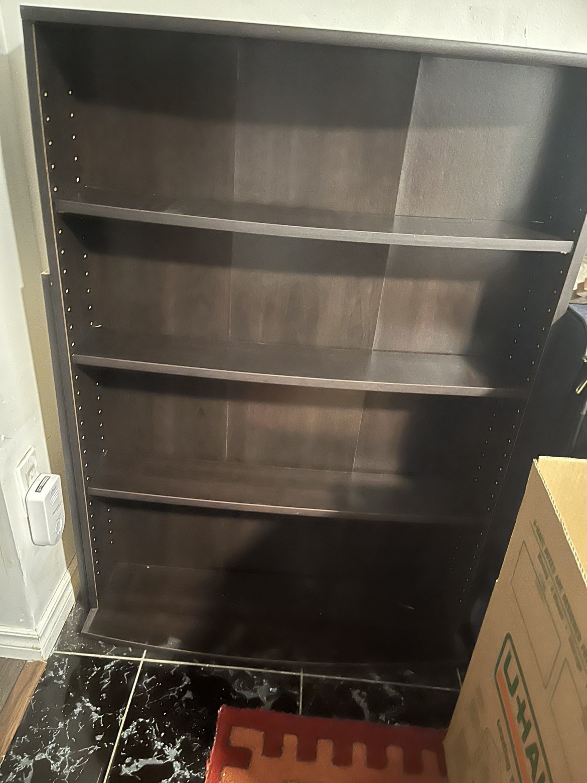 5 Tier Bookshelf/shelf color chocolate brown