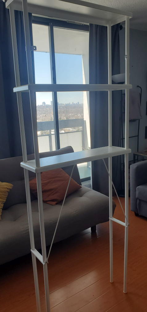 bathroom storage shelf - photo 2