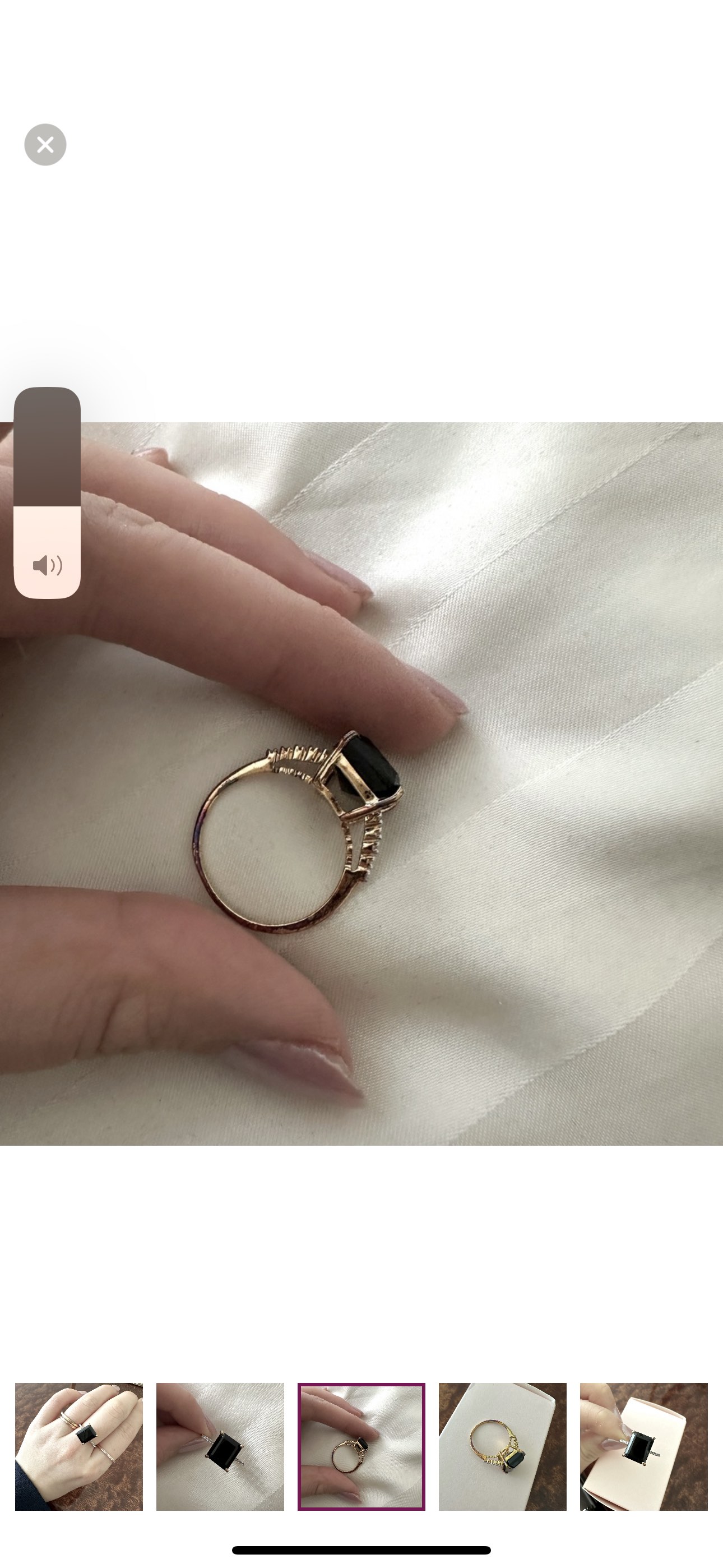 Real onyx women’s ring! image indicator(2)