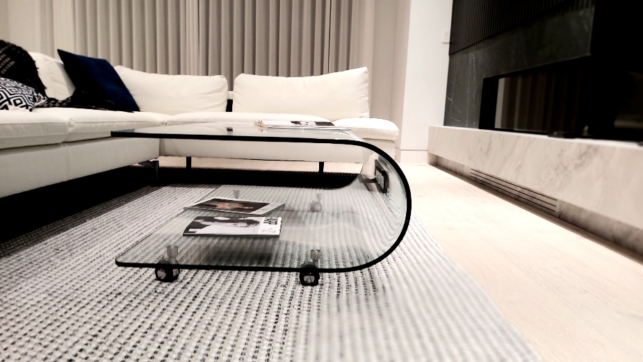 Modern Tempered Glass Coffee Table thumbnail
