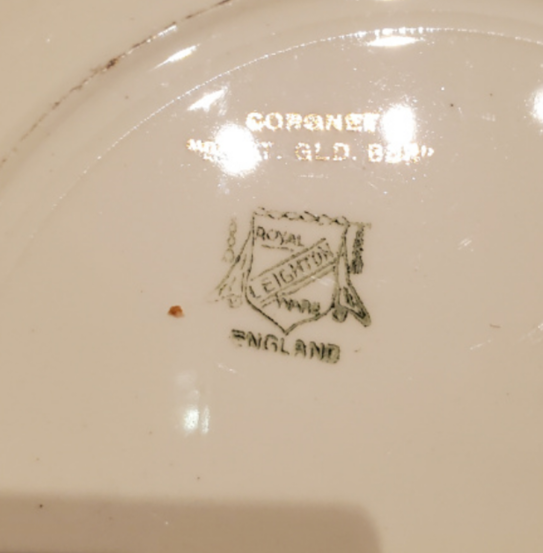 Salad plate Leighton 22k image indicator(2)