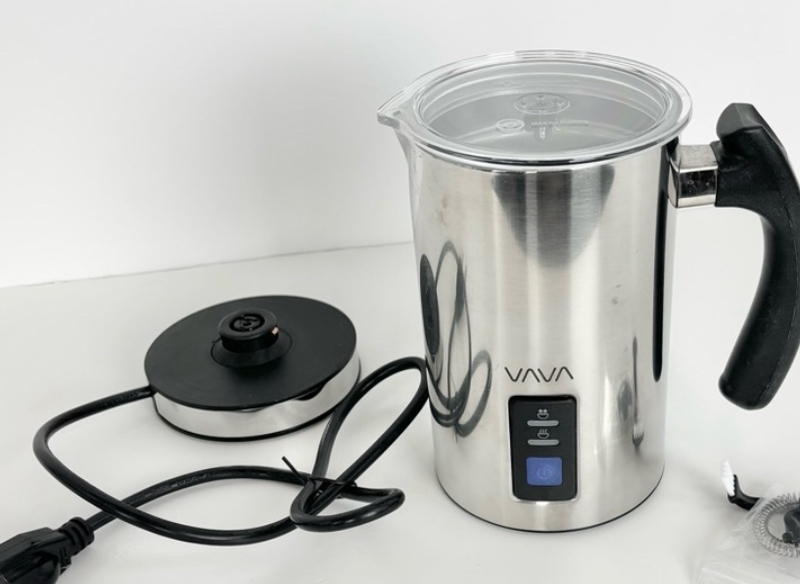 VaVa Milk Frother, Electric Milk Steamer Stainless Stee thumbnail