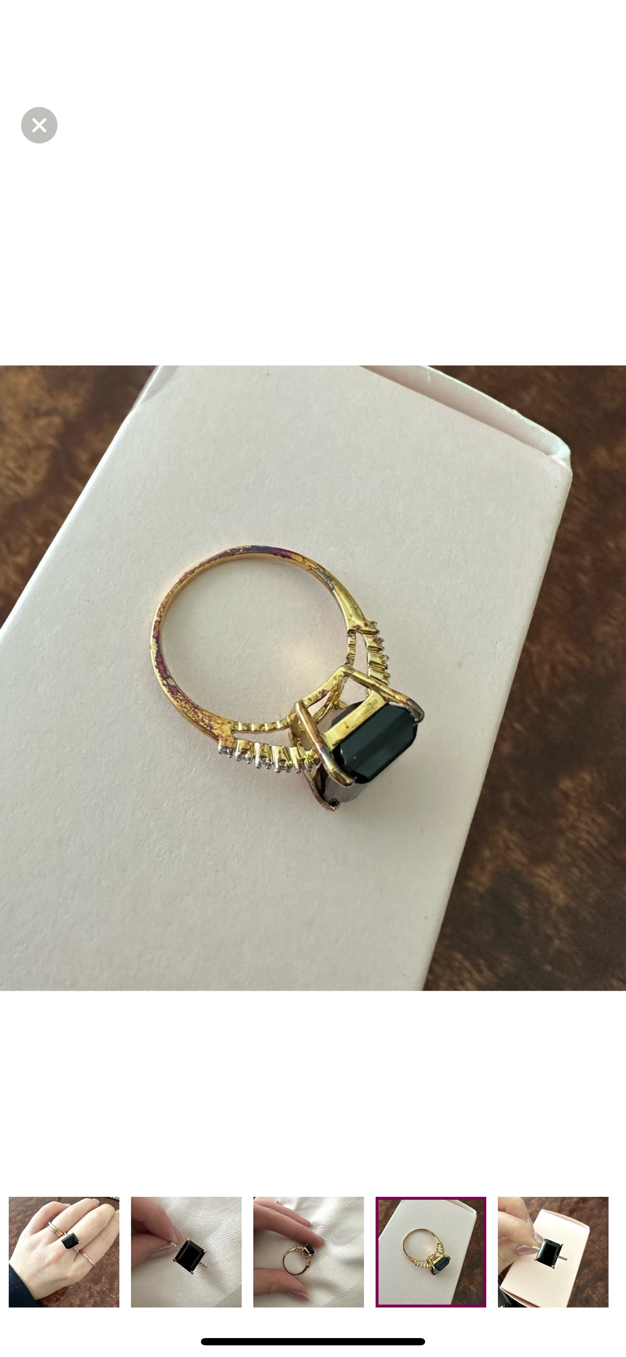 Real onyx women’s ring! image indicator(4)