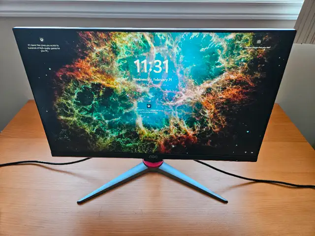 AOC 24G2 Monitor, FHD 1080P, 1ms 144Hz image indicator(2)