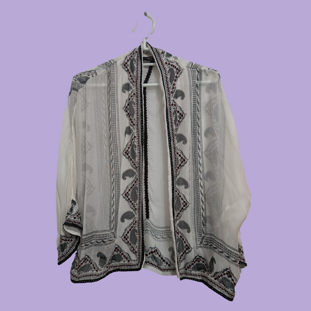 The Kooples Sunrise Paisley Kimono thumbnail