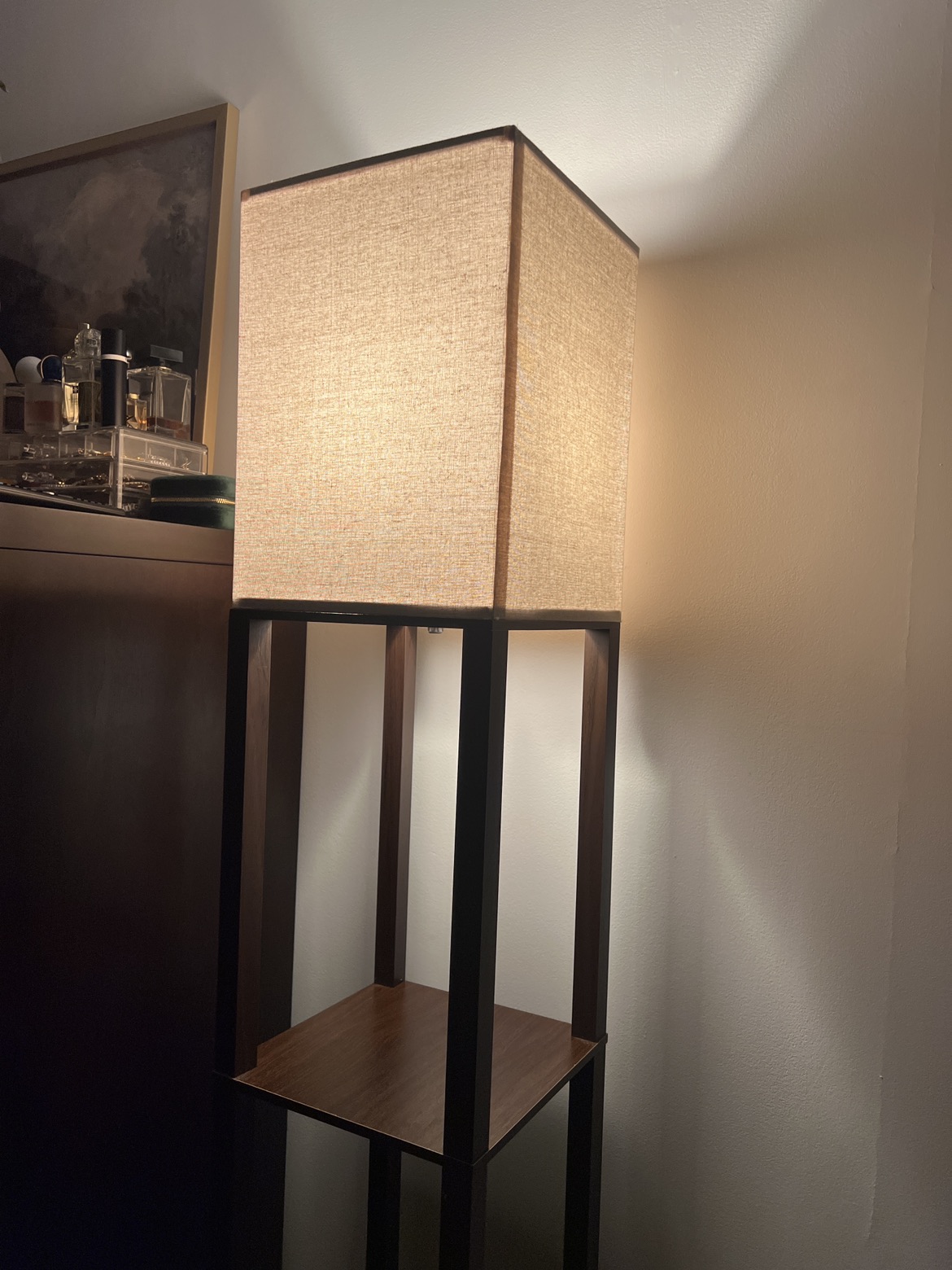 brown modern lamp - photo 3