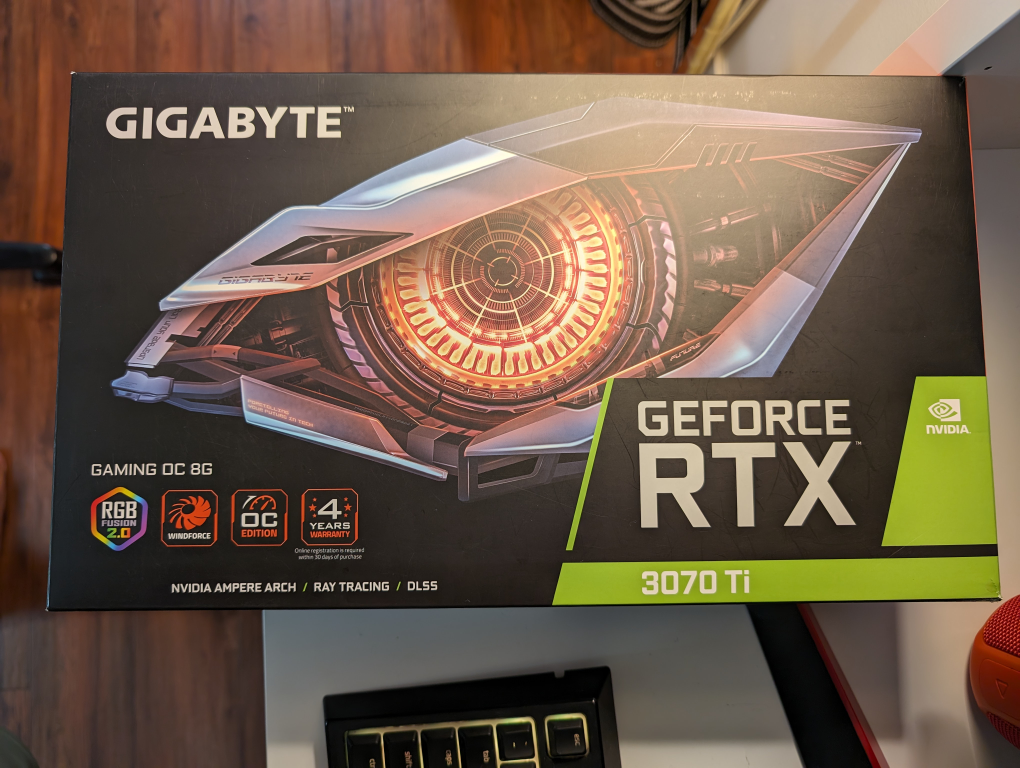 RTX 3070 Ti 8 GB GIGABYTE GAMING OC EDITION NVIDIA GEFORCE