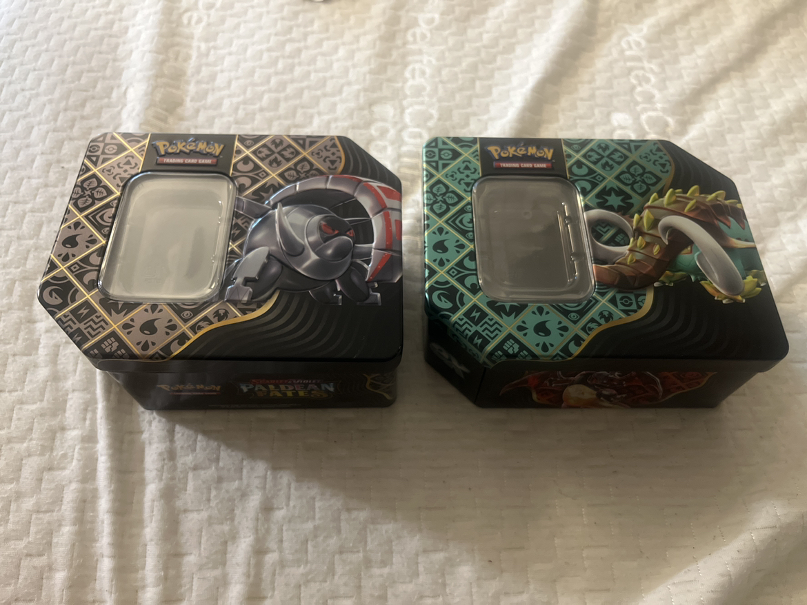 Pokemon TCG empty tins #freecycle
