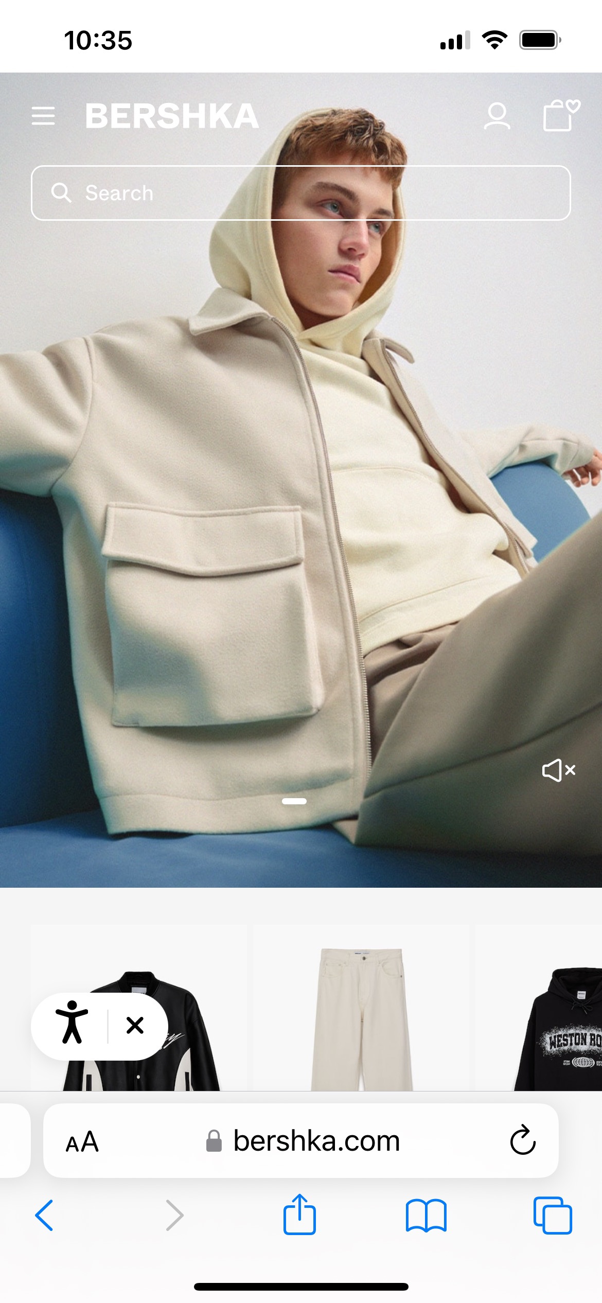 BERSHKA MENS LIGHTWEIGHT JACKET image indicator(10)