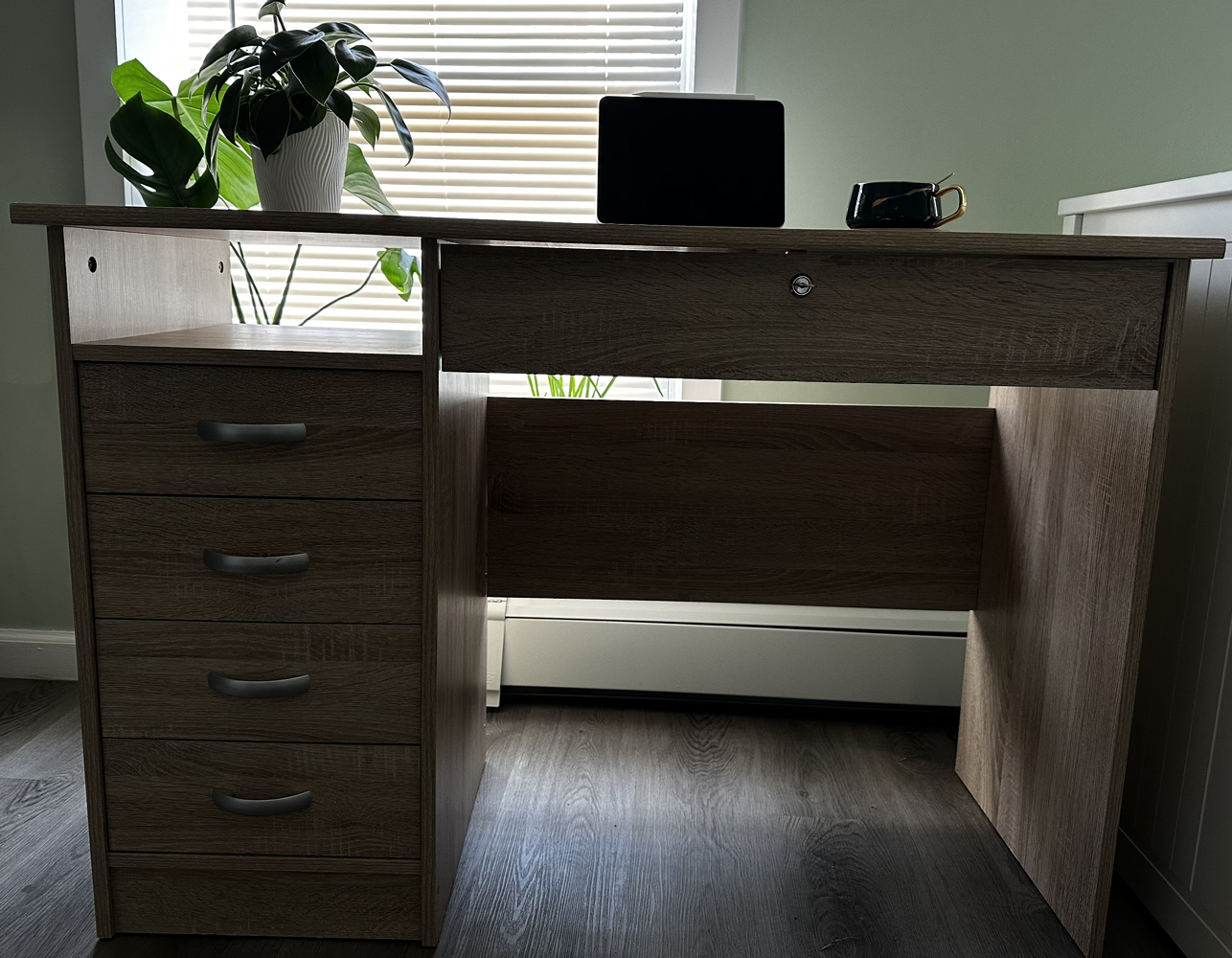 Desk with drawers