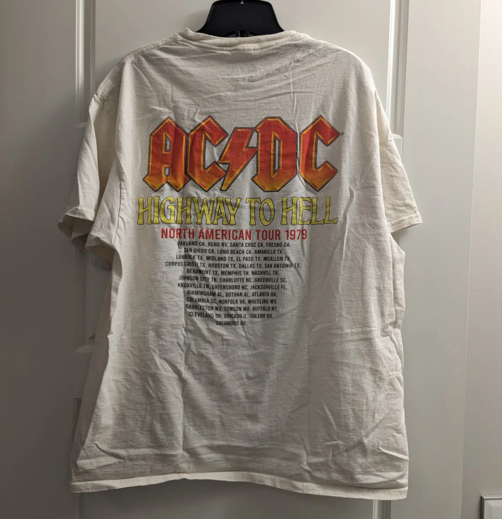 ACDC Tour Tee-shirt (UNISEX) - photo 2