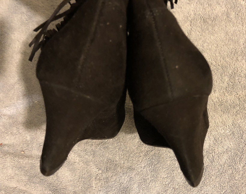 Designer Jean-Michel Cazabat Fringe Wedge Heels image indicator(5)