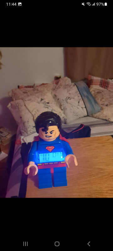 Superman Lego Alarm Clock