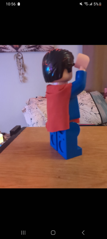 Superman Lego Alarm Clock - photo 3