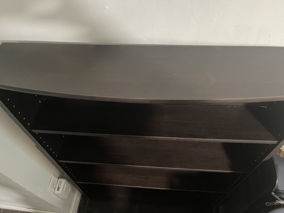 5 Tier Bookshelf/shelf color chocolate brown - photo 2