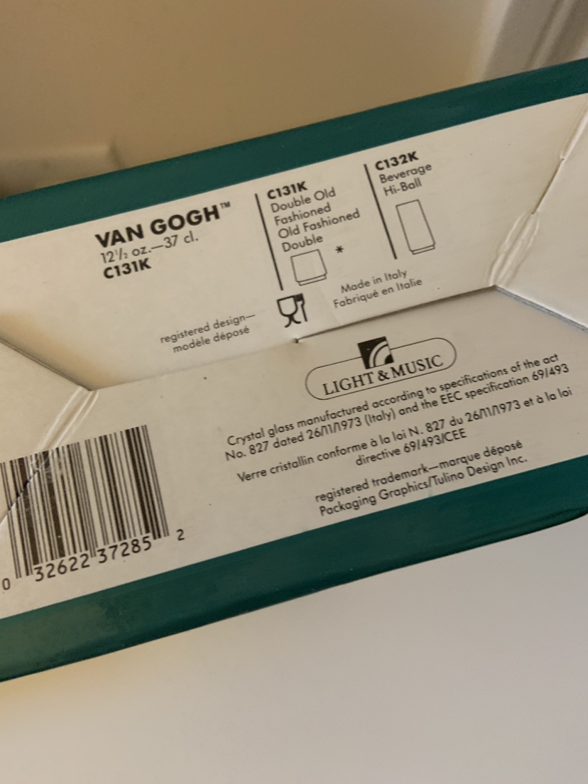 Luigi Bormioli Van Gogh old fashioned double glass image indicator(4)