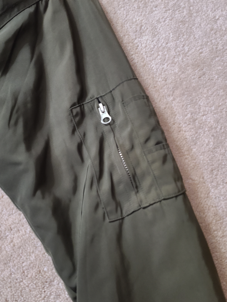 audrey 3+1 Women's long coat jacket army green Size S image indicator(3)