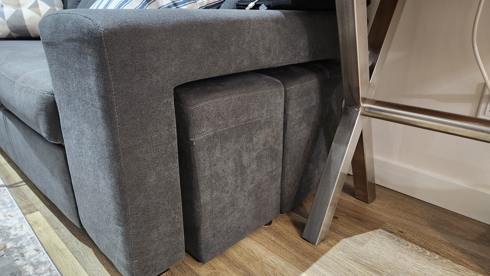 Sectional Sofa bed with ottoman and benches - photo 4