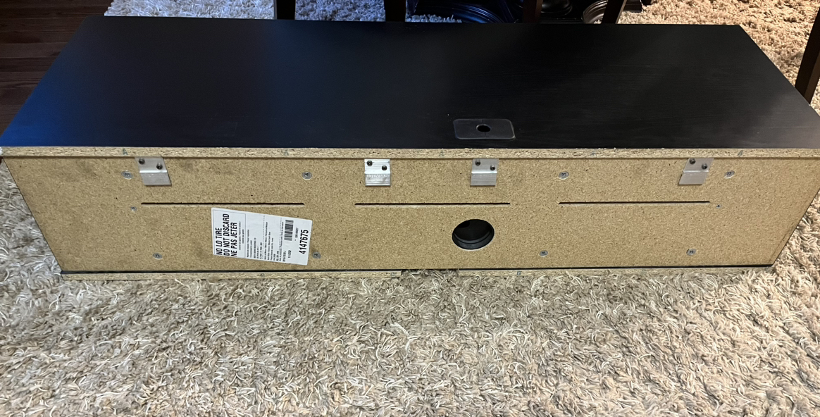 TV stand with shelves for TV up to 55” image indicator(3)