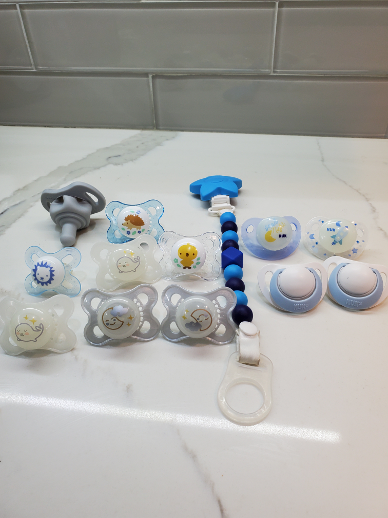 Nuk and Mam baby pacifiers thumbnail