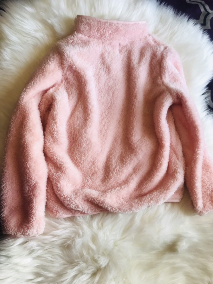🌸💞Girls powder pink plush sweater💕🌸 image indicator(4)