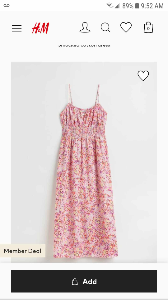 NEW with TAGS. H&M 100% Organic Cotton Maxi Dress. #xl