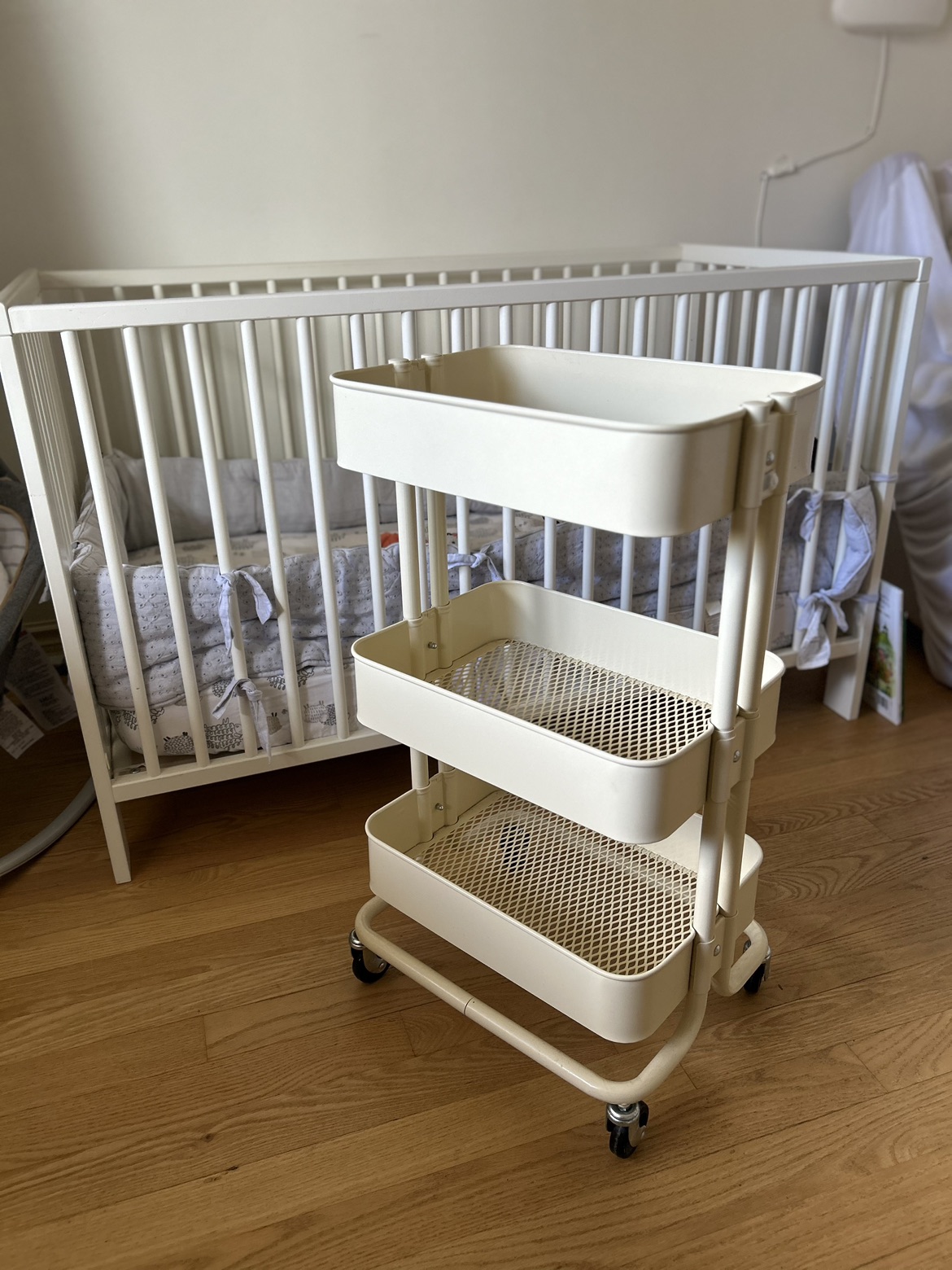 Cream colour utility cart thumbnail