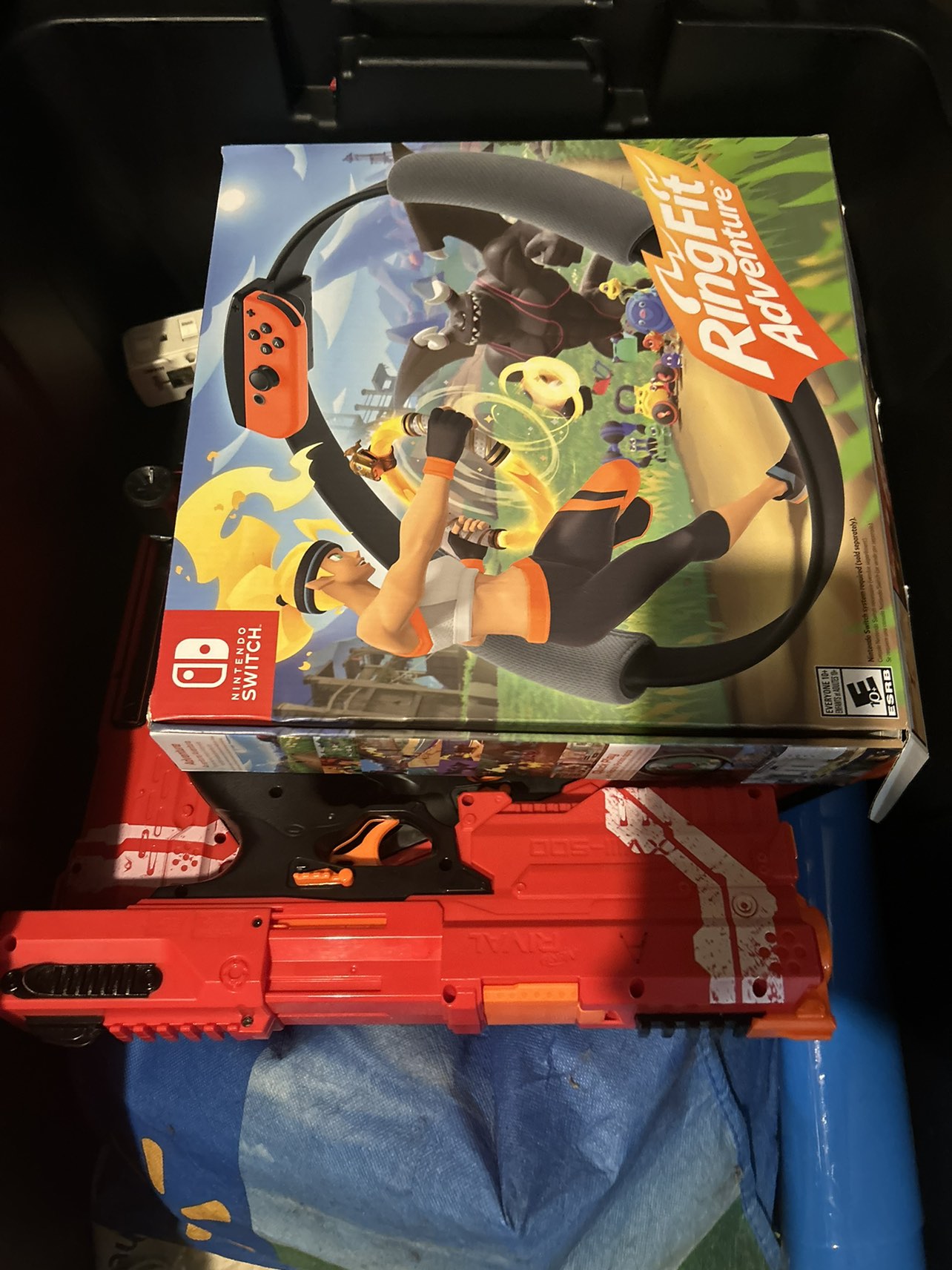 Ring fit adventure video game comes with ring image indicator(3)