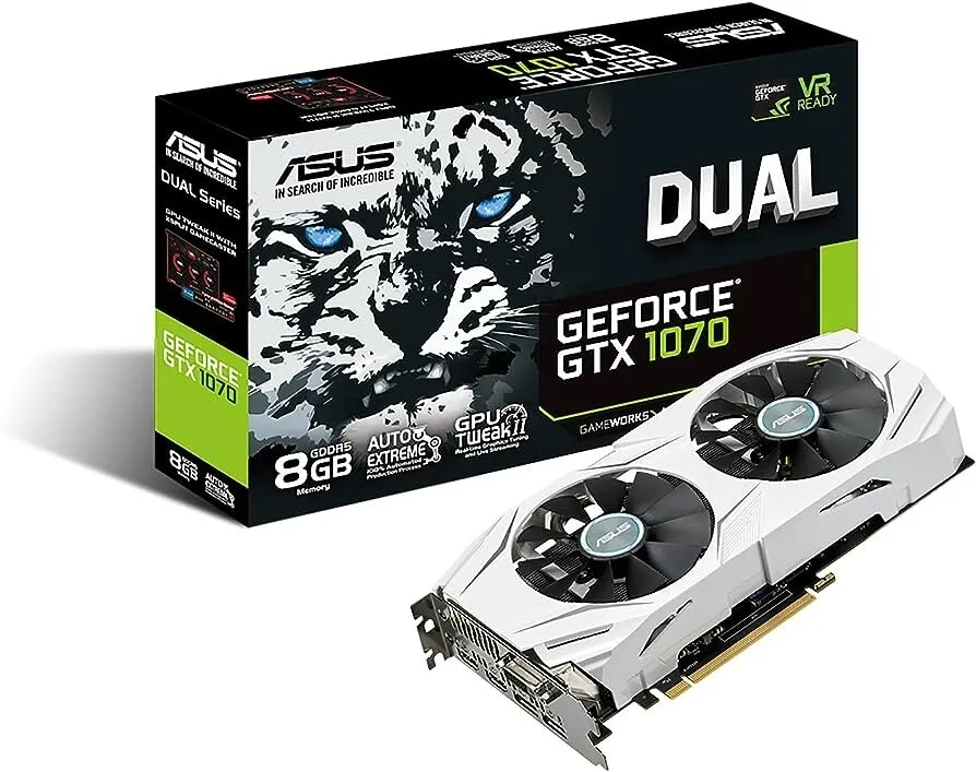 WHITE ASUS DUAL 10708GB(negotiable)