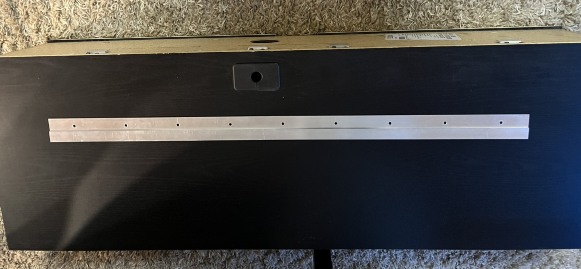 TV stand with shelves for TV up to 55” image indicator(2)