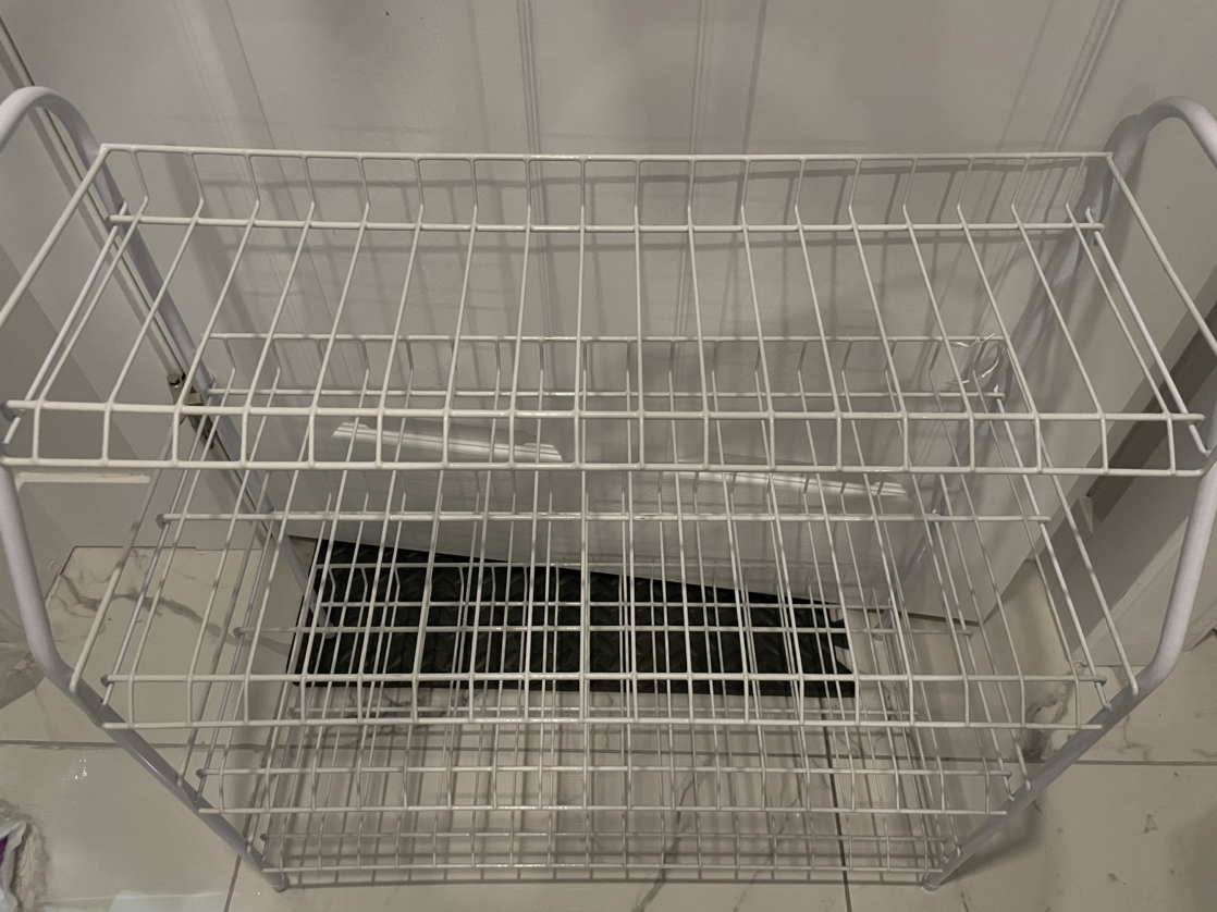 4 Tier white shoe rack - photo 2
