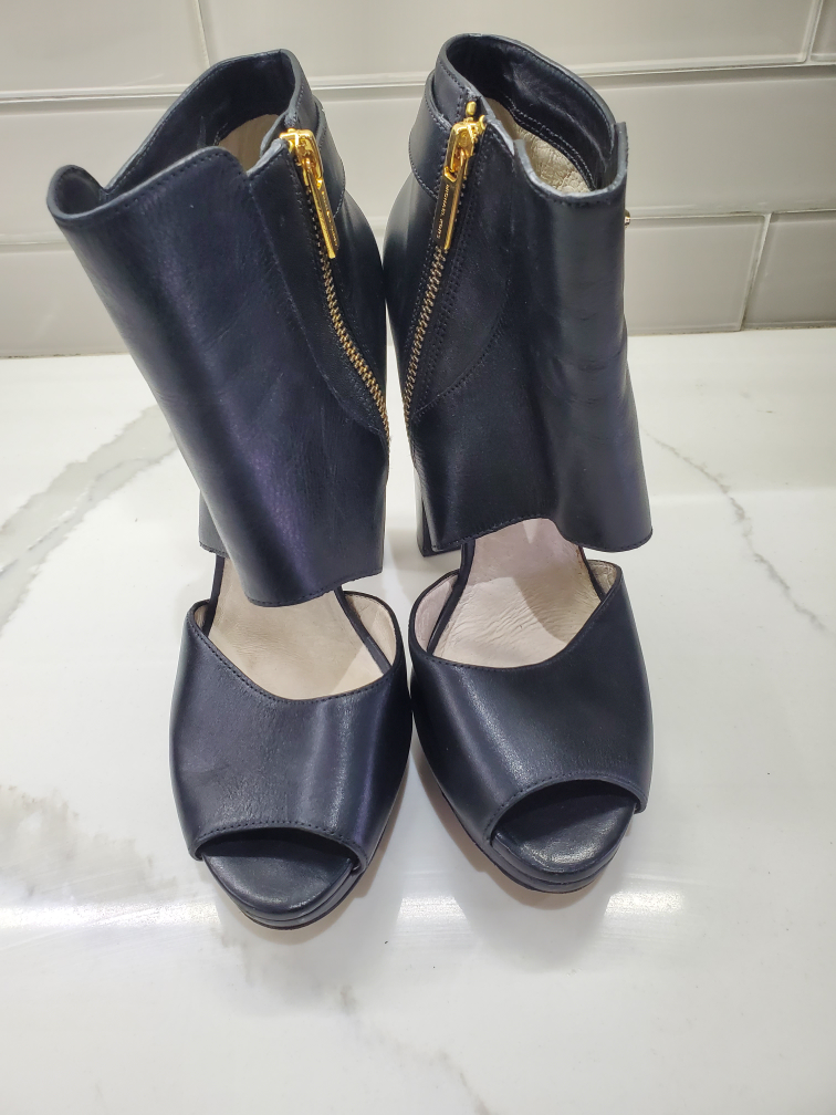 Michael Kors peep toe bootie image indicator(9)