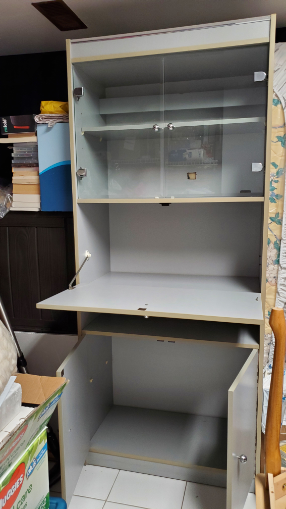 3 grey cabinets - 1 left - photo 2