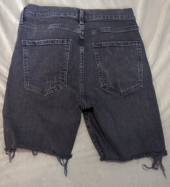 AGOLDE mid-rise shorts. size 27(fits like 25) image indicator(2)