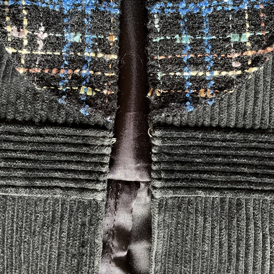 Vintage Corduroy Tweed mixed Blouse S/M image indicator(5)