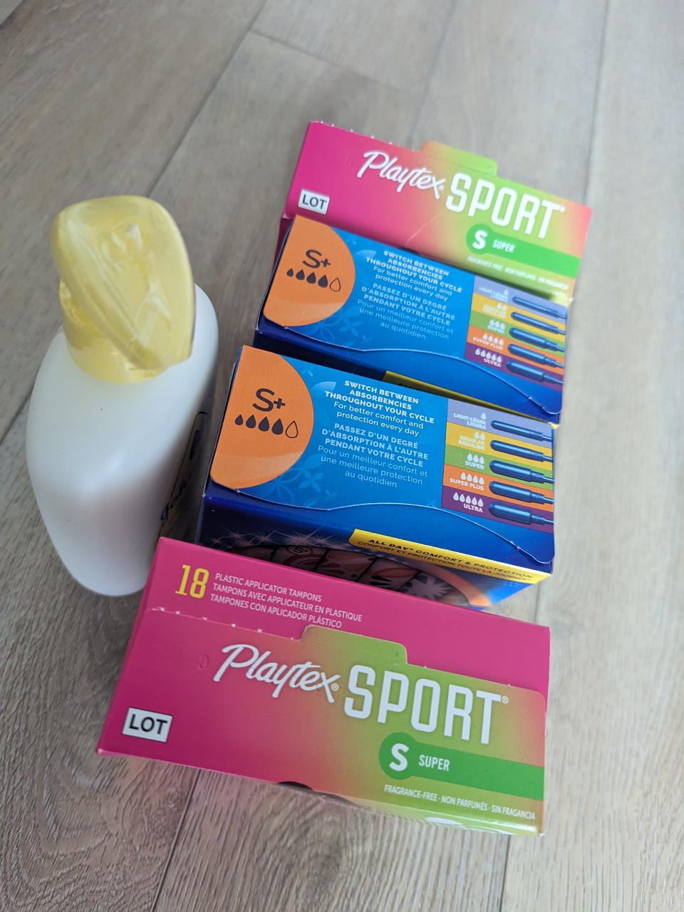 Playtex Tampax tampons and johnsons baby shampoo - photo 2