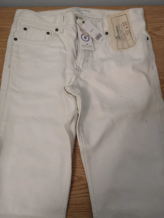 Banana republic white jeans men 32x32
