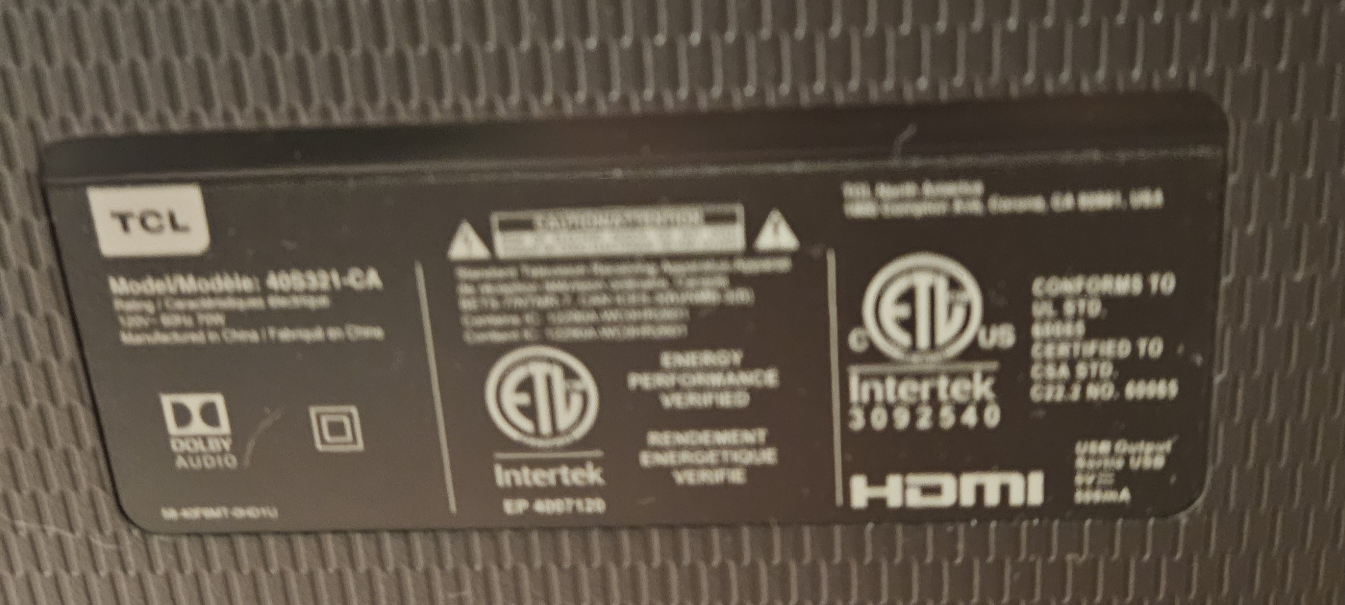 TCL 40” CLASS 3-SERIES FHD LED ROKU SMART TV - 40S325-CA image indicator(9)