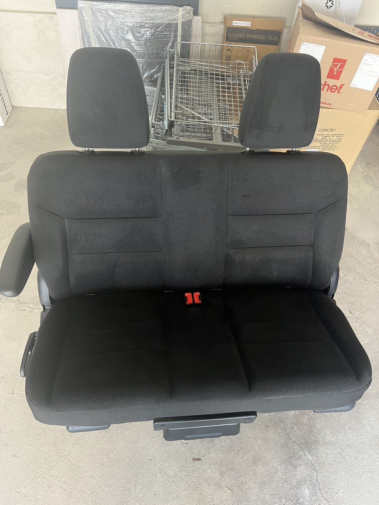 Middle seat of Dodge Crysler
