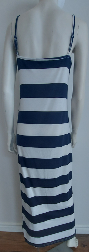 Blue & White Stripe Maxi Dress - photo 2