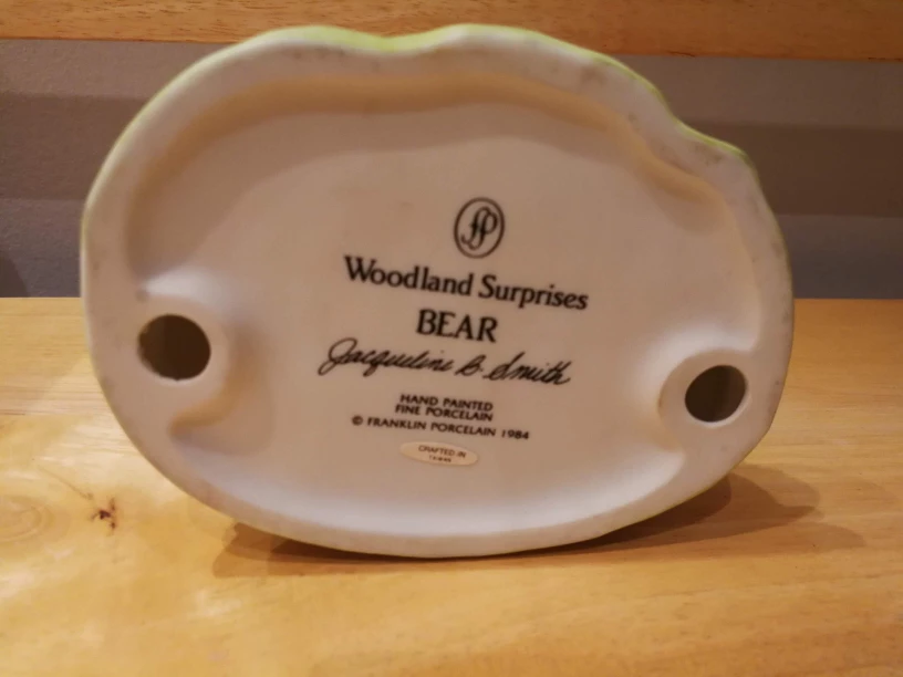 Hand painted Bear porcelain figurine image indicator(4)