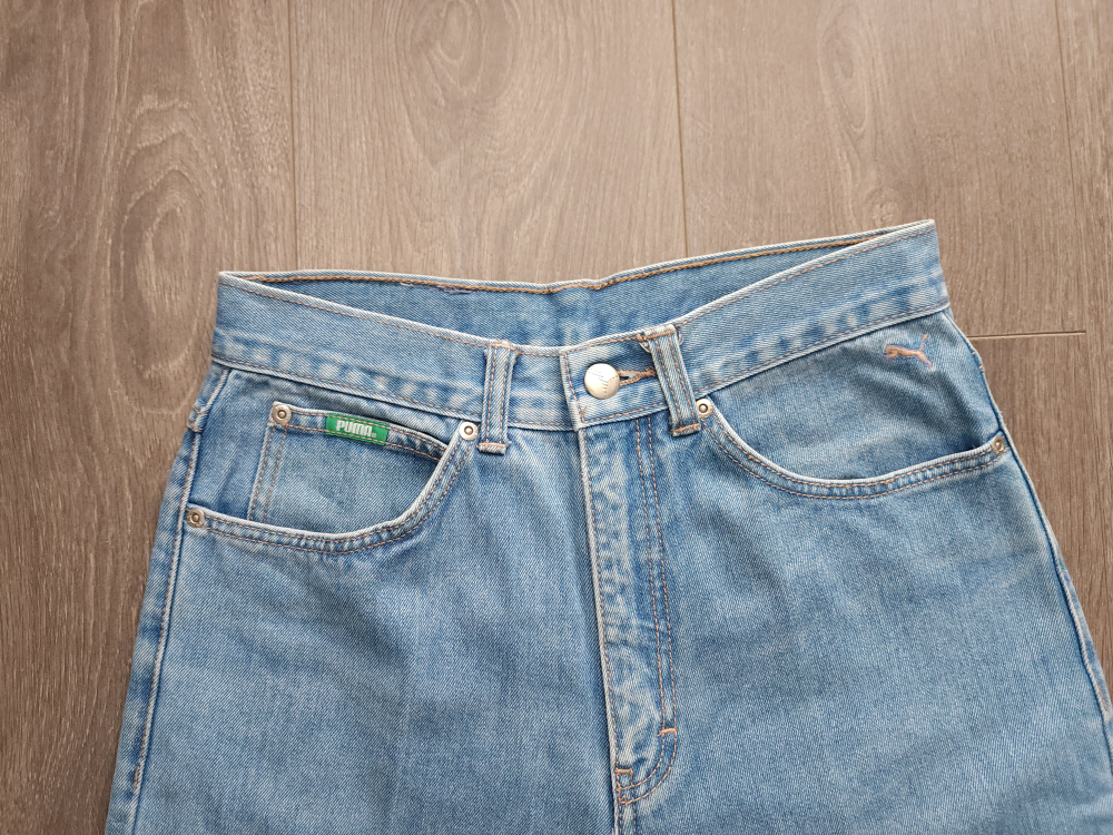 Vintage Puma High Waisted Mom Jeans Size S image indicator(5)