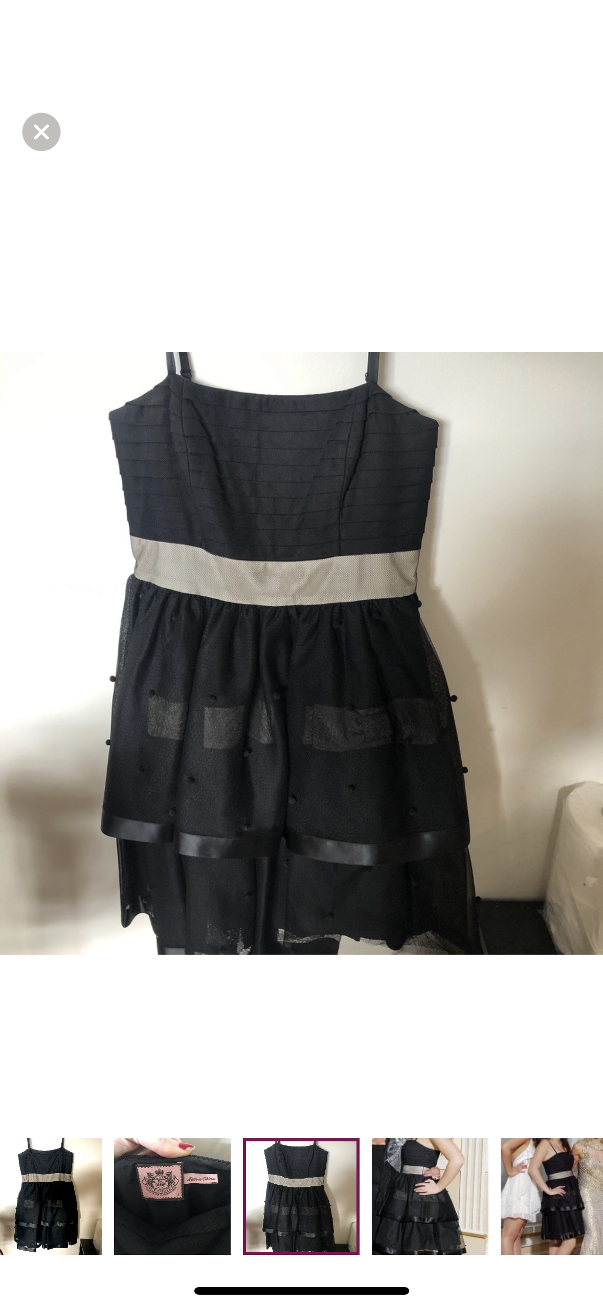 Cocktail Dress- Juicy Couture Size 2 image indicator(3)