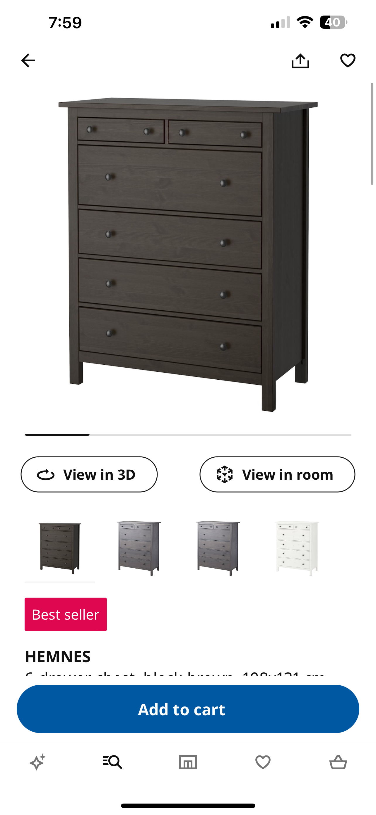 IKEA Hemnes 6 drawer dresser image indicator(2)