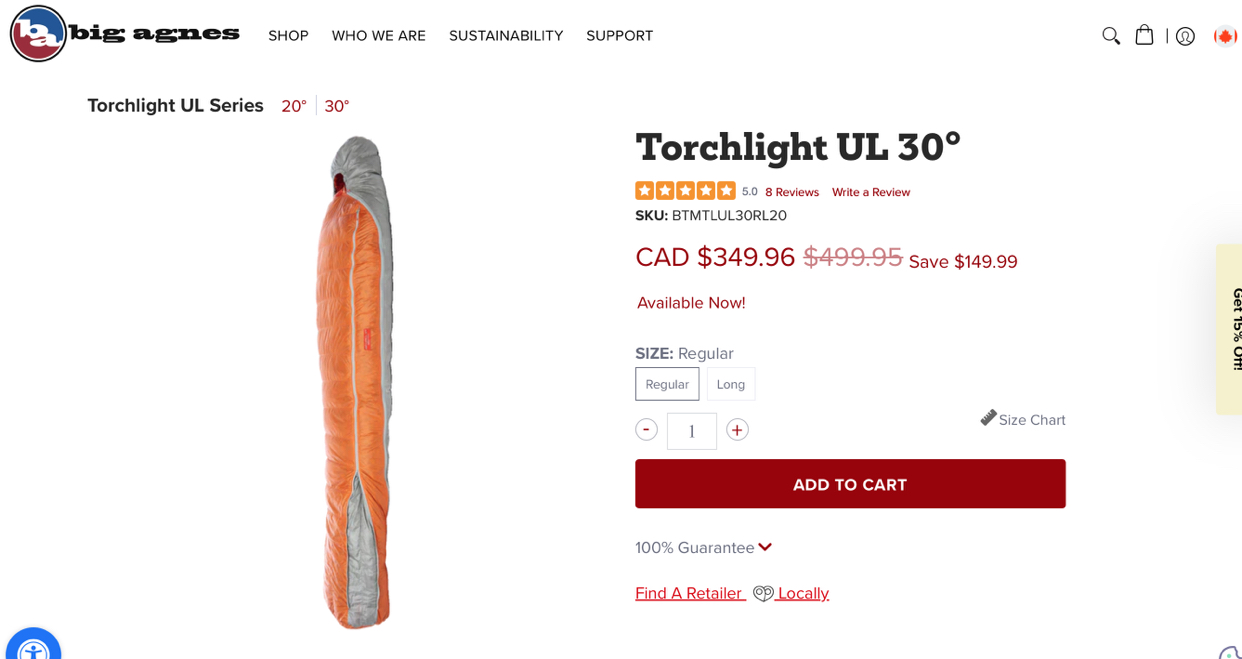 Torchlight UL 30F mummy bag - photo 4